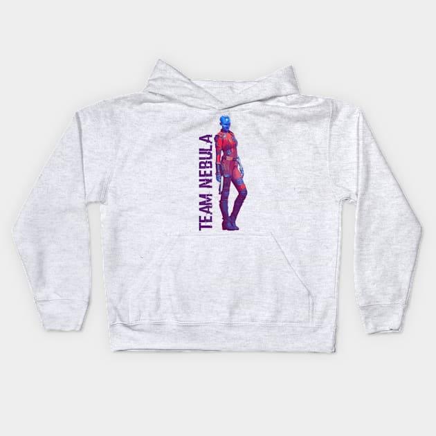 Team Nebula Kids Hoodie by Birdbox